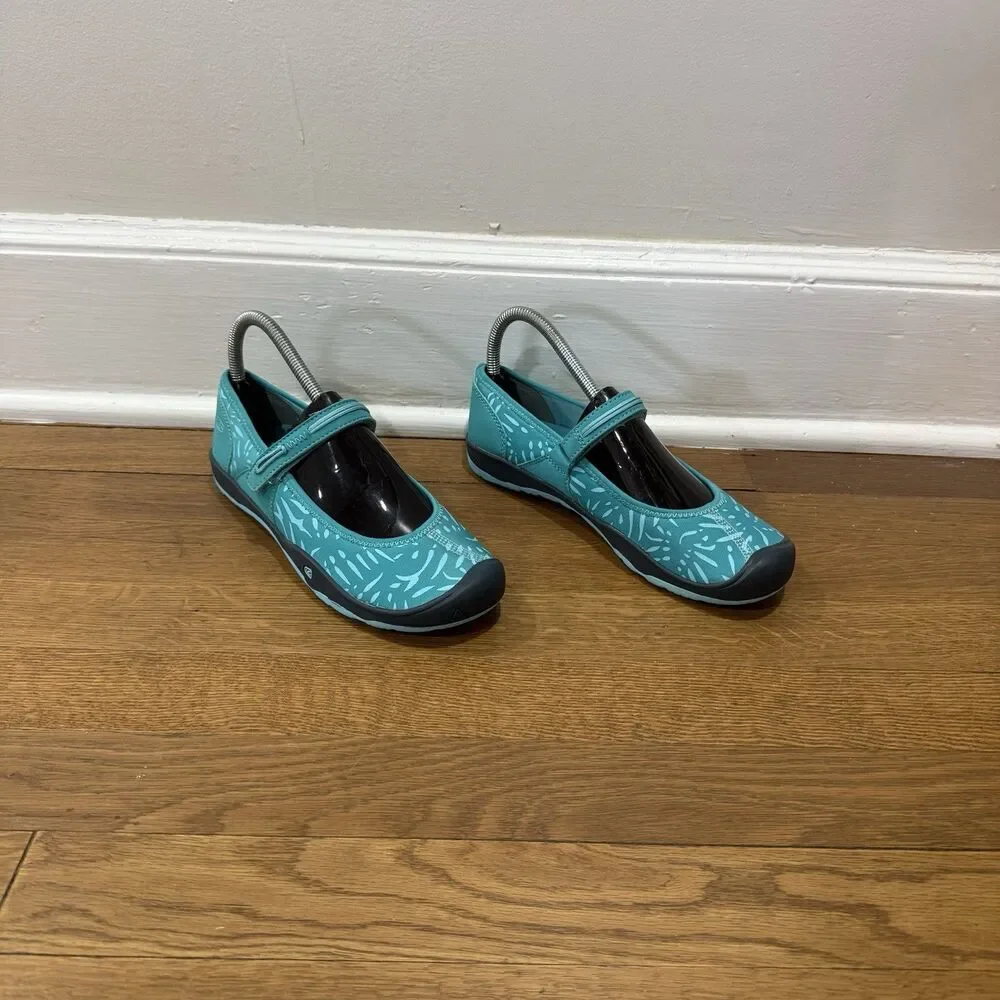 KEEN Moxie Blue Mary Jane Flats Shoes Hybrid Water Shoes Girls Size 5